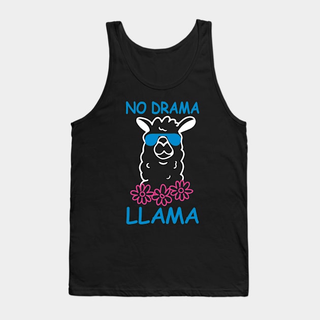 NO DRAMA LLAMA Tank Top by Julorzo